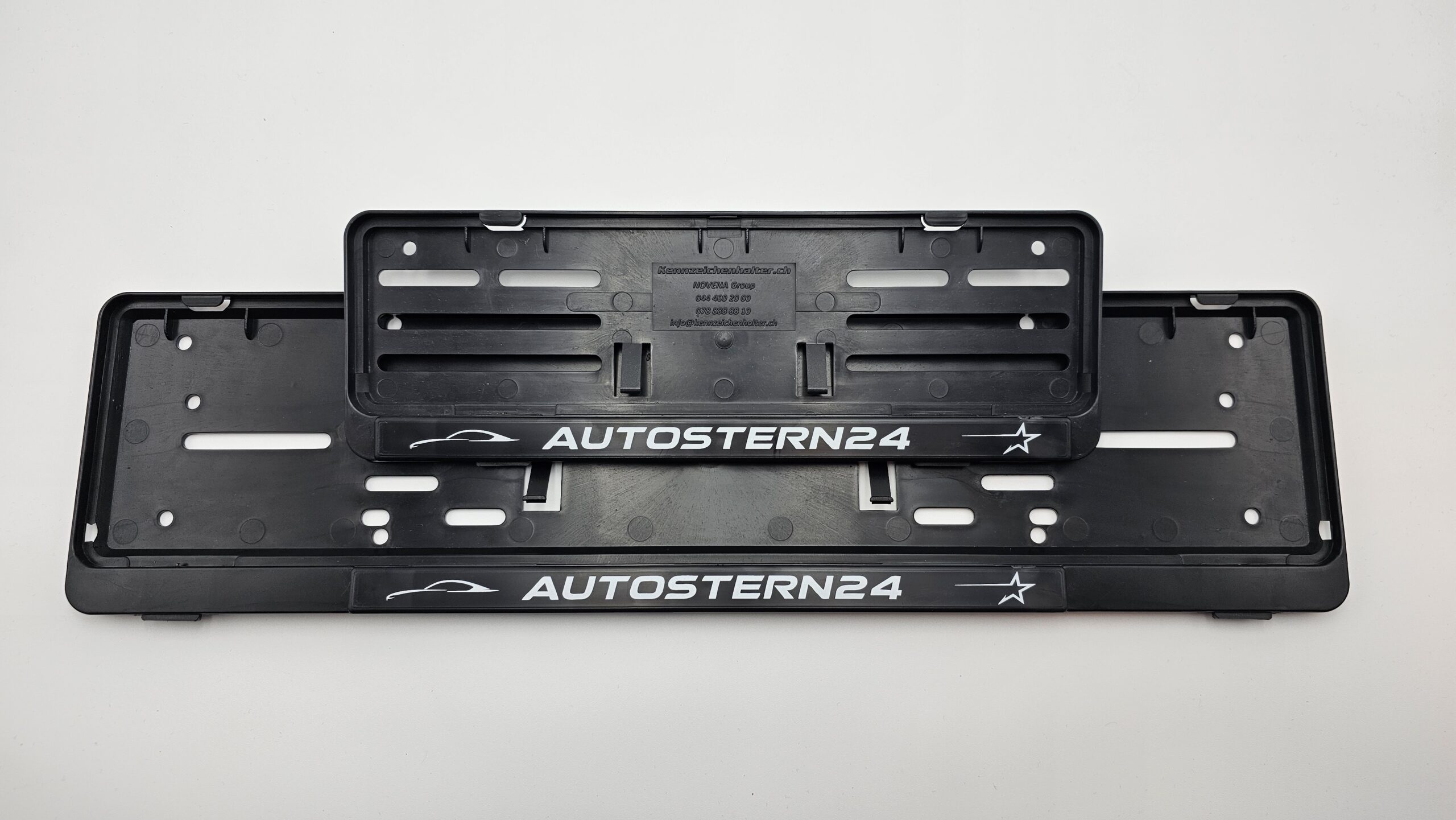 Kennzeichenhalter mit Beschriftung Autostern24